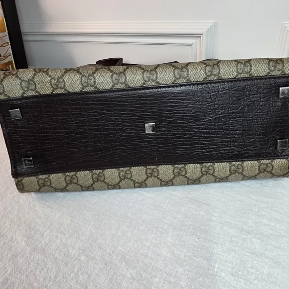 Gucci GG Supreme Monogram Tote With COA - Picture 8 of 11